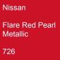 Preview: Nissan, Flare Red Pearl Metallic, 726.